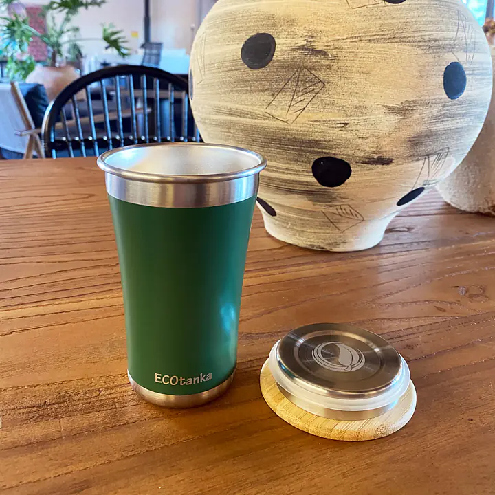ecotanka 350ml UrbanGo Cup with Bamboo & Stainless Steel Lid - Master