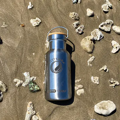ecotanka 350ml thermoTANKA Bottle with S.S. Bamboo Lid secondary image
