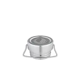 ecotanka Mega Stainless Steel Lid with extra strong square carry handle, durable and 100% pure stainless steel, compatible with all ECOtanka 2.0L bottles, BPA-free and reusable.