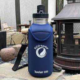 ecotanka megaTANKA 2.0L with Mega PP Lid & Kooler Cover (Dark Blue) – Combo Deal - Master