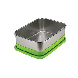 2.0L Stainless Steel foodBOX with 2 Lids [CLEARANCE] - Master