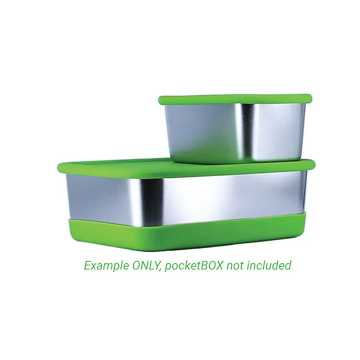 2.0L Stainless Steel foodBOX with 2 Lids [CLEARANCE] - Master