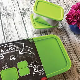 2.0L Stainless Steel foodBOX with 2 Lids [CLEARANCE] - Master