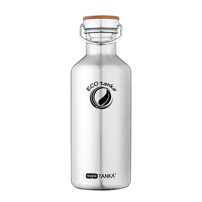 ecotanka 1.2L supaTANKA with Stainless Steel Bamboo Lid primary image